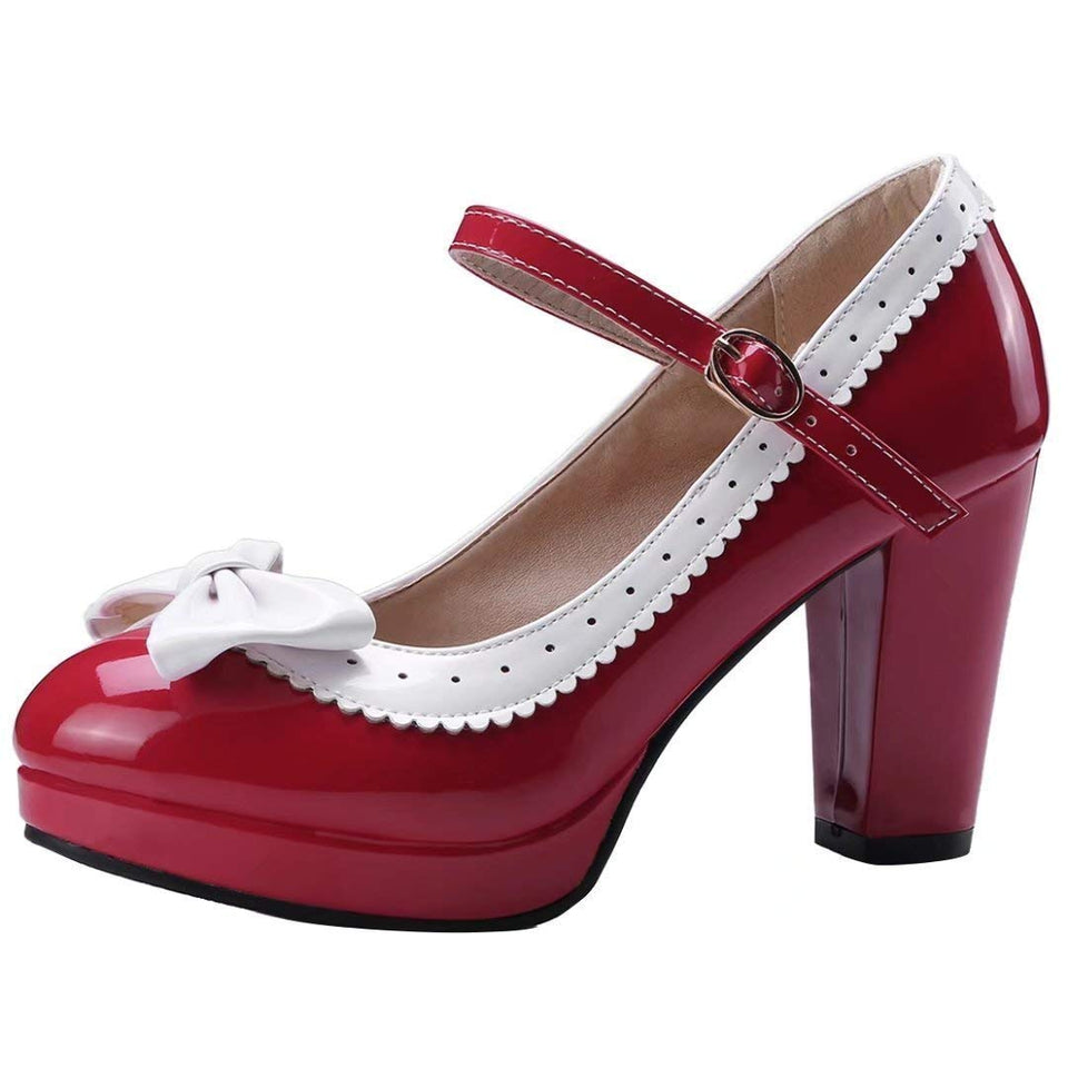 Vitalo - Tacón para Mujer, con Tiras de Tobillo y Zapatos de Corte Elegante