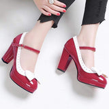 Vitalo - Tacón para Mujer, con Tiras de Tobillo y Zapatos de Corte Elegante