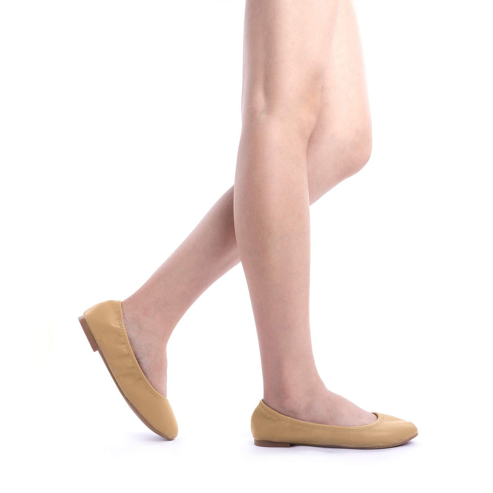 DREAM PAIRS Mujer Suela Happy Ballerina Walking Flats Zapatos