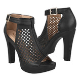 STYLO Tacones Casuales para Dama 44037 SIMIPIEL Negro