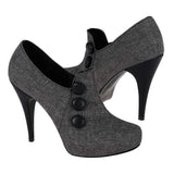 STYLO Tacones 185 Textil Gris