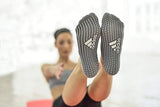 Adidas Calcetines para Yoga, color gris, talla mediano/grande