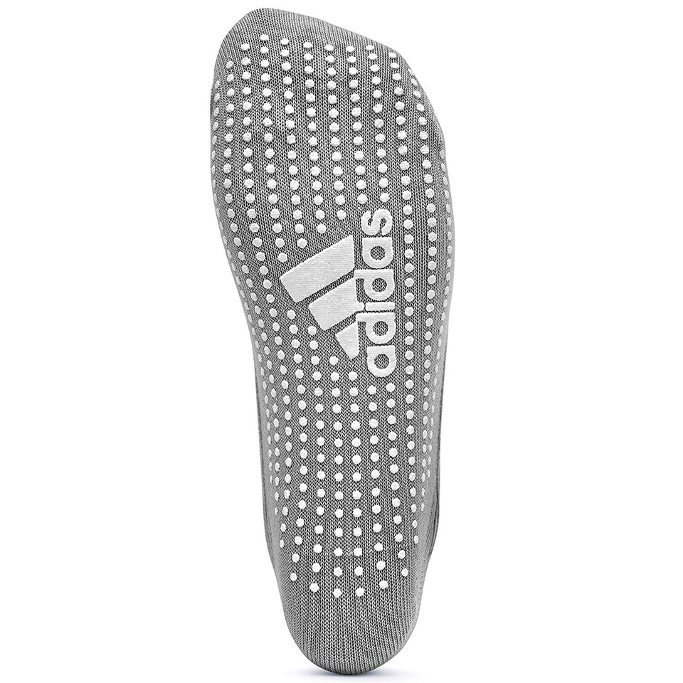 Adidas Calcetines para Yoga, color gris, talla mediano/grande